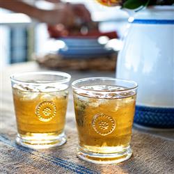 Juliska Berry &amp; Thread Clear Double Old Fashioned Glass|