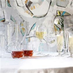 Juliska Amalia Light Body Modern Classic Clear Bohemian White Wine Glass|