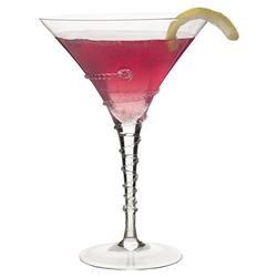 Juliska Amalia Modern Classic Clear Bohemian Martini Glass|