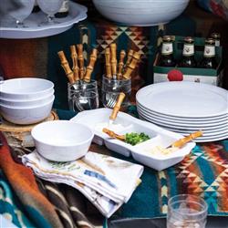 Juliska Coastal Beach Brown Bamboo Silver Stainless Steel 5 Piece Flatware Set|