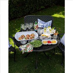 Juliska Isabella Modern Classic Clear Acrylic Serving Bowl|