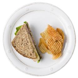 Juliska Berry & Thread French Whitewash Melamine Salad Plate|