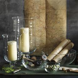 Juliska Berry &amp; Thread Clear Glass Hurricane - Small|