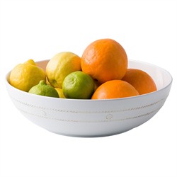 Juliska Berry & Thread Whitewash Melamine Serving Bowl|