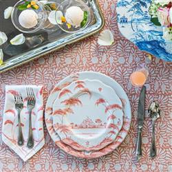 Juliska Berry &amp; Thread Silver Stainless Steel 5 Piece Flatware Set|