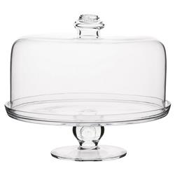 Juliska Berry &amp; Thread Clear Glass Cake Pedestal|