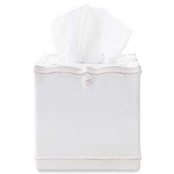 Juliska Berry &amp; Thread French Whitewash Ceramic Tissue Box Cover|