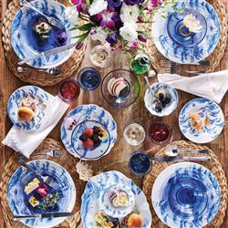 Juliska Country Estate Delft Blue Ceramic Salad Plate|