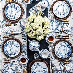 Juliska Country Estate Delft Blue Ceramic Charger Plate|