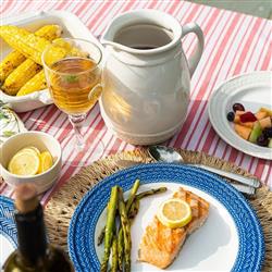 Juliska Loop Coastal Natural Brown Abaca Straw Placemat|