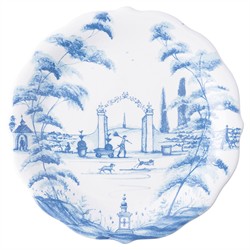 Juliska Country Estate Delft Blue Ceramic Party Plates - Set of 4|