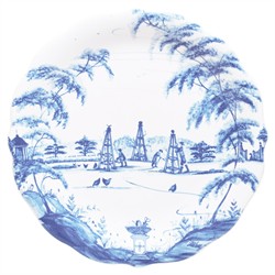 Juliska Country Estate Delft Blue Ceramic Party Plates - Set of 4|