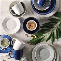 Juliska Puro Modern Classic Whitewash Ceramic 5 Piece Place Setting|