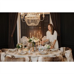 Juliska Country Estate Delft Blue Ceramic Serving Platter|