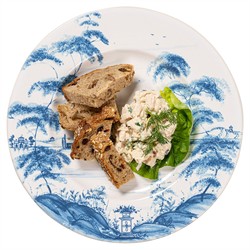 Juliska Country Estate Delft Blue Ceramic Dinner Plate|