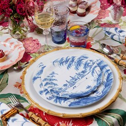 Juliska Country Estate Delft Blue Ceramic Dinner Plate|