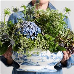 Juliska Country Estate Delft Blue Ceramic Tureen|