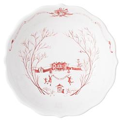 Juliska Country Estate Winter Frolic White Ceramic Serving Bowl|