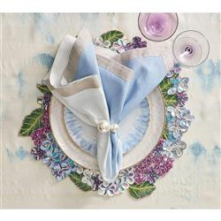 Pearl Modern Classic Gold Metal Napkin Ring - Set of 4|