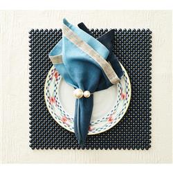 Pearl Modern Classic Gold Metal Napkin Ring - Set of 4|