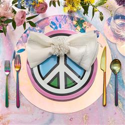 Jardin Modern White Embroidered Linen Napkin - Set of 4|