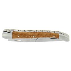 Forge de Laguiole Modern Classic Brown Briarwood Handle Cigar Scissor Cutter|