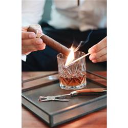 Forge de Laguiole Modern Classic Brown Briarwood Handle Cigar Scissor Cutter|