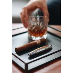 Forge de Laguiole Modern Classic Brown Briarwood Handle Cigar Scissor Cutter|