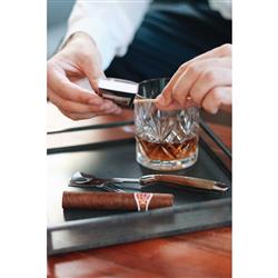 Forge de Laguiole Modern Classic Brown Briarwood Handle Cigar Scissor Cutter|