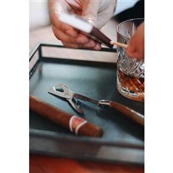 Forge de Laguiole Modern Classic Cream Horn Tip Handle Cigar Scissor Cutter|