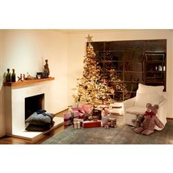 Cisco Home Donato Modern Classic Beige Linen Slipcovered Arm Chair|