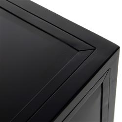 Stancil Industrial Loft Black Iron 8 Drawer Double Dresser|