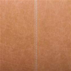 Alexander Mid Century Brown Upholstered Leather Dining Bench|