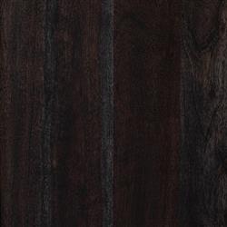 Corazon Global Baazar Black Acacia Wood Mango Woven Cane Open Back Bookcase|