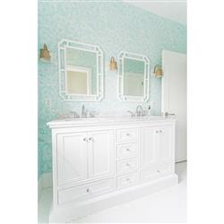 Murray Coastal Beach Hemp Wrapped Brass Metal Armed Sconce|