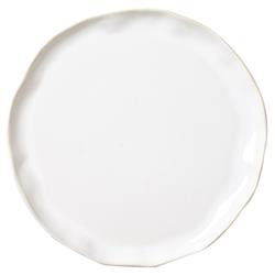 Forma Cloud Modern Classic White Stoneware 4 Piece Place Setting|