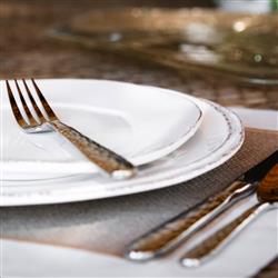 Lastra Modern Classic White Stoneware Salad Plate|