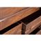 Atlas Rustic Lodge Brown Acacia Wood 6 Drawer Dresser