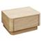 Rex Coastal Light Brown Oak Wood 1 Drawer Nightstand