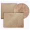 Tanner Rustic Beige Hide Round Placemat - Set of 2