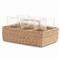 Voru Coastal Beach Brown Abaca Glassware Storage