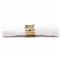 Emma Hollywood Regency Gold Brass Napkin Ring - Set of 4