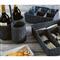Voru Coastal Beach Blue Abaca Wine Bottle Holder