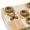 Tic Tac Toe Regency Brown Bone  Flat Board Game Set