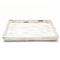 Pigeon and Poodle Cortona Coastal Beach Silver Shell Tapered Tray - Set of 2