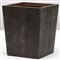 Pigeon and Poodle Goa Rustic Lodge Dark Brown Faux Boa Waste Basket - Small