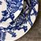 Arcadia Costal Beach Blue Floral Porcelain Dinner Plate