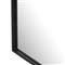 Alexis Industrial Loft Black Metal Square Wall Mirror