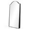Alexis Industrial Black Metal Rectangular Floor Mirror