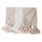 Capistrano Coastal Beach Taupe Knit Throw Blanket